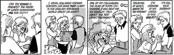 Doonesbury on Tuesday December 15, 1987 Comic Strip