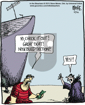 In the Bleachers on Friday May 22, 2015 Comic Strip