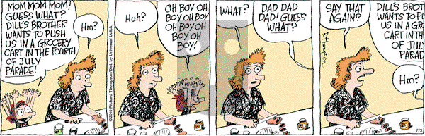 Cul de Sac on Friday July 3, 2015 Comic Strip