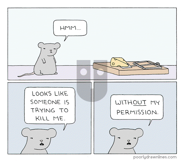 Poorly Drawn Lines on Wednesday March 21, 2018 Comic Strip