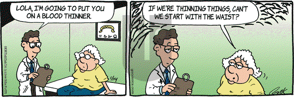 Lola on Tuesday January 14, 2020 Comic Strip