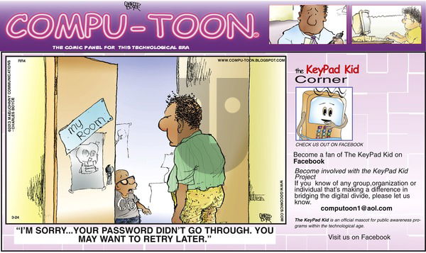 Compu-toon on Sunday March 24, 2013 Comic Strip