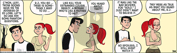 Rip Haywire on Wednesday October 9, 2019 Comic Strip