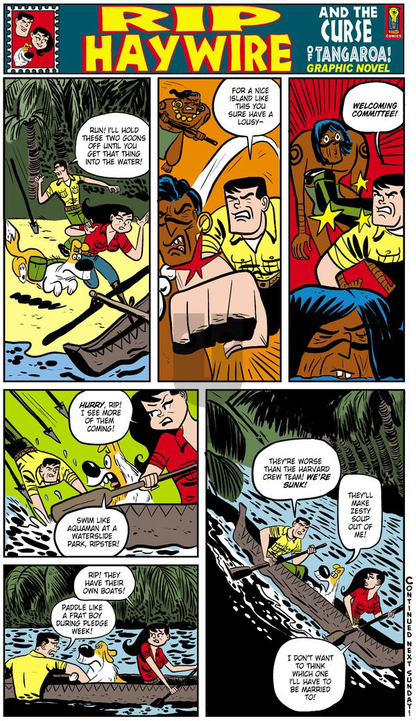 Rip Haywire on Sunday February 23, 2014 Comic Strip