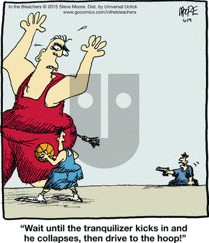 In the Bleachers on Tuesday June 9, 2015 Comic Strip