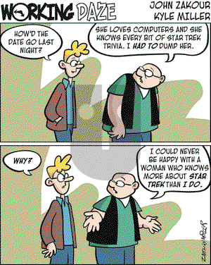Working Daze on Saturday March 31, 2007 Comic Strip