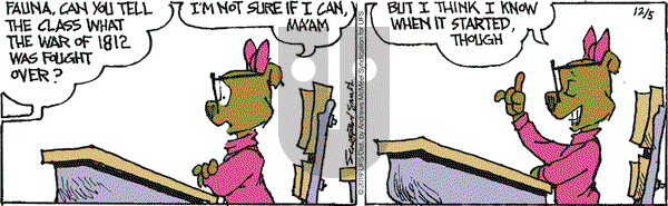 The Grizzwells - Thursday December 5, 2019 Comic Strip
