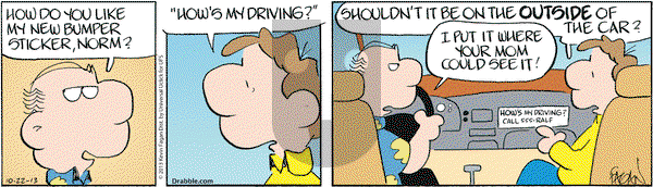 Drabble on Tuesday October 22, 2013 Comic Strip