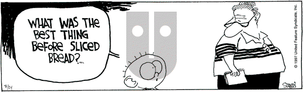 The Buckets on Thursday July 24, 1997 Comic Strip