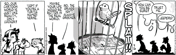 Over the Hedge on Saturday April 30, 2011 Comic Strip