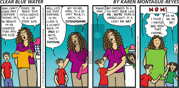 Clear Blue Water on Sunday September 30, 2007 Comic Strip