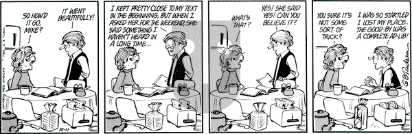 Doonesbury on Saturday October 11, 1980 Comic Strip