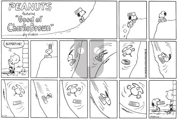 Peanuts on Sunday February 27, 1983 Comic Strip