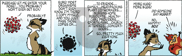Over the Hedge on Wednesday June 3, 2020 Comic Strip
