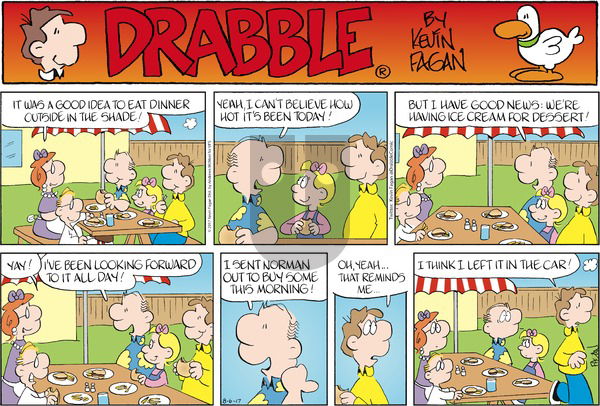 Drabble - Sunday August 6, 2017 Comic Strip