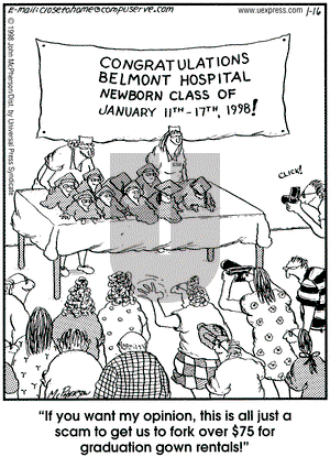 Close to Home on Friday January 16, 1998 Comic Strip