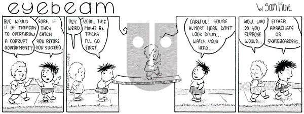 Eyebeam - Tuesday January 17, 1989 Comic Strip