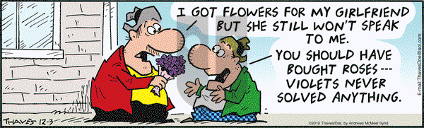 Frank and Ernest on Tuesday December 3, 2019 Comic Strip