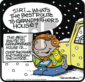 Ziggy on Saturday December 9, 2017 Comic Strip