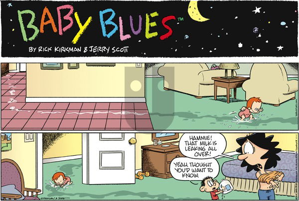 Baby Blues on Sunday November 1, 2015 Comic Strip