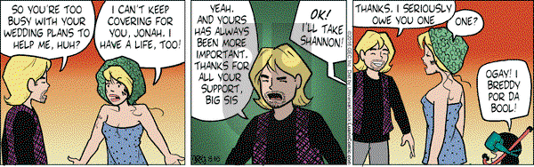Luann on Thursday August 18, 2016 Comic Strip