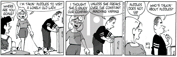 Luann on Saturday July 14, 2001 Comic Strip