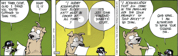 Get Fuzzy - Monday February 10, 2020 Comic Strip