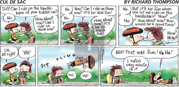 Cul de Sac on Sunday June 8, 2025 Comic Strip
