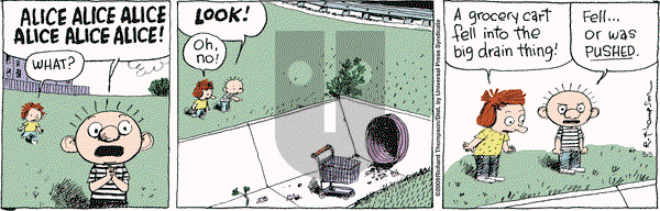 Cul de Sac on Tuesday May 5, 2009 Comic Strip