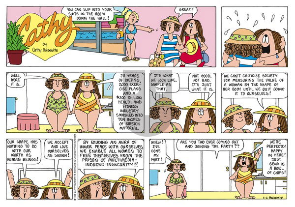 Cathy Classics on Sunday June 2, 1996 Comic Strip