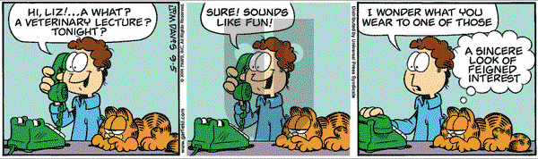 Garfield on Tuesday September 5, 2006 Comic Strip