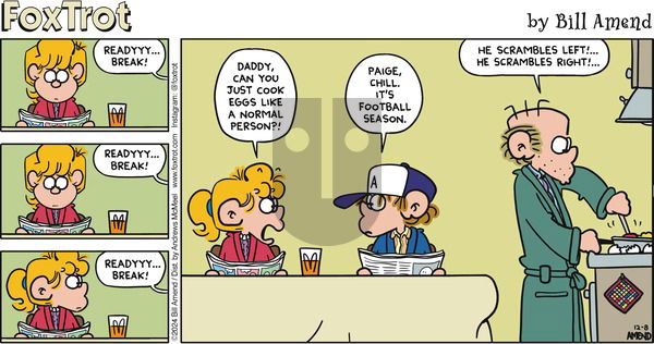FoxTrot on Sunday December 8, 2024 Comic Strip