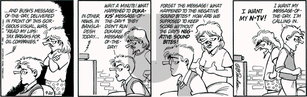 Doonesbury on Tuesday September 20, 1988 Comic Strip