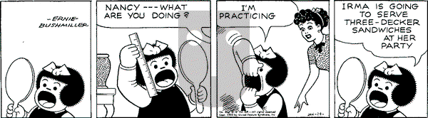 Nancy Classics on Thursday February 6, 2025 Comic Strip
