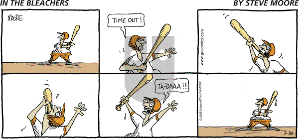 In the Bleachers - Sunday July 30, 2006 Comic Strip