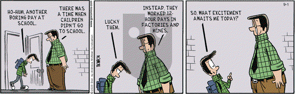 Grand Avenue on Friday September 1, 2023 Comic Strip