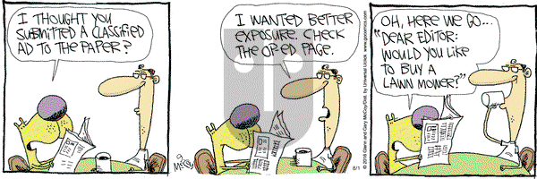 The Duplex on Monday August 1, 2016 Comic Strip