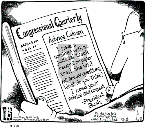 Tom Toles on Tuesday October 4, 2005 Comic Strip
