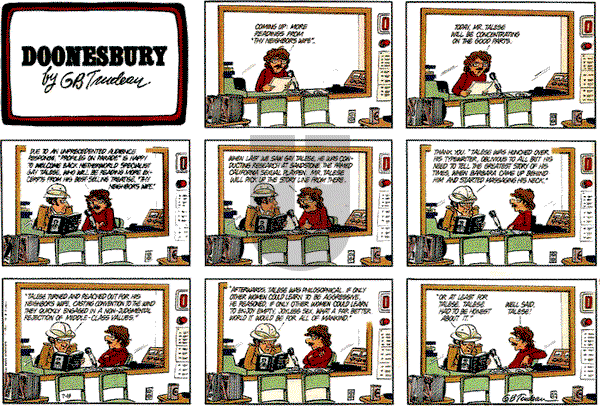 Doonesbury on Sunday July 13, 1980 Comic Strip