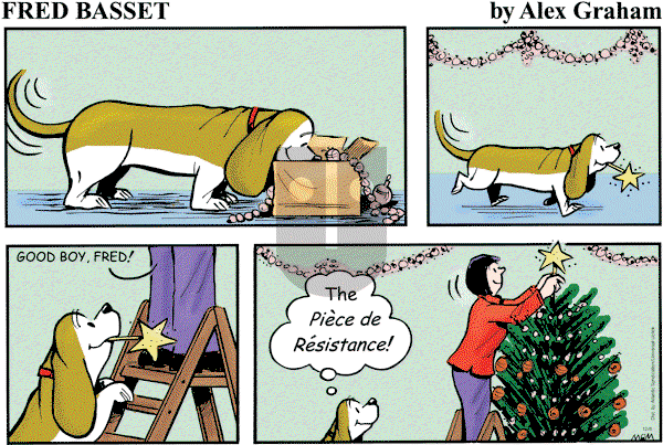 Fred Basset on Sunday December 6, 2009 Comic Strip
