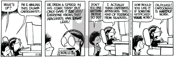 Grand Avenue on Tuesday December 28, 1999 Comic Strip