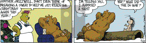 The Grizzwells on Tuesday December 13, 2016 Comic Strip