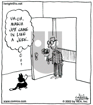 Kit 'N' Carlyle on Friday March 1, 2002 Comic Strip
