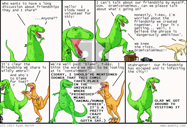 Dinosaur Comics - Thursday September 26, 2024 Comic Strip