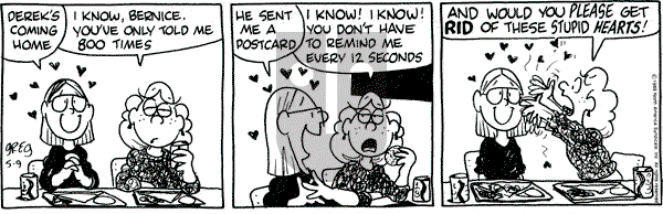 Luann on Tuesday May 9, 1989 Comic Strip