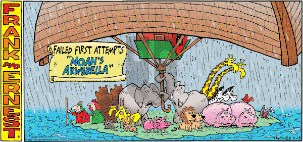 Frank and Ernest on Sunday May 13, 2007 Comic Strip