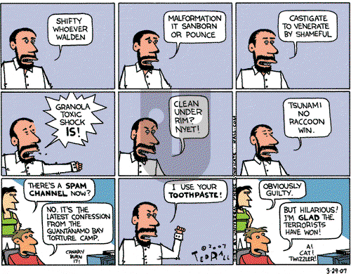 Ted Rall on Thursday March 29, 2007 Comic Strip