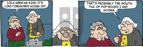 Lola on Saturday April 9, 2016 Comic Strip