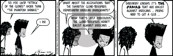 The Boondocks on Wednesday March 12, 2025 Comic Strip