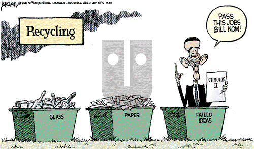 Robert Ariail - Tuesday September 13, 2011 Comic Strip